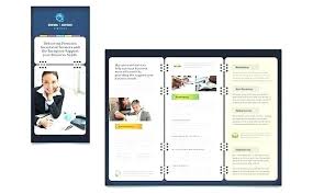 Free Business Fold Brochure Template For Word Tri Fold