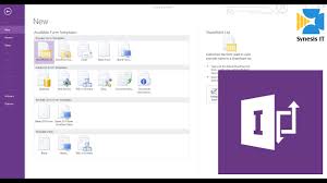 How To Create A Form Using Infopath 2013 For Sharepoint Youtube