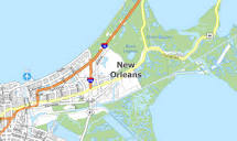 Map of New Orleans, Louisiana - GIS Geography