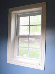 It may be easy to just vinyl frames do have advantages over these two. Diy Framed Window Window Casing Windows Diy Frame