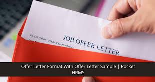 offer letter format with sle