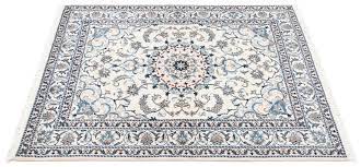nain persian rug white 204 x 150 cm