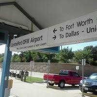 dfw airport station tre dart bus the