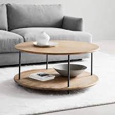 Tiered Wood Coffee Table