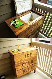 Diy Cooler Tables For The Patio