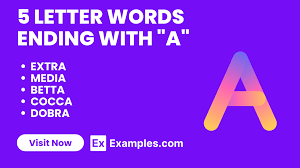 5 letter words ending with a 450