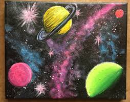 Glow in the dark is a matte paint that brushes on to create a luminous effect in the dark up to two hours when fully charged by natural or artificial light. How To Paint A Galaxy Glow In The Dark Acrylic Painting Art N Glow