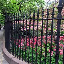 types of traditional metal fencing