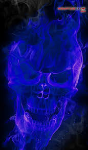 Here are only the best 4k dark wallpapers. 48 Blue Fire Skull Wallpaper On Wallpapersafari