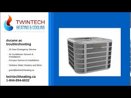 ducane air conditioner troubleshooting