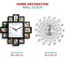 large wall clock 39cm 45cm for living