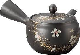 Amazon.com: Tokoname Ware F807 Tomisen Black Nadeshiko Obi Net, Teapot,  Black, 9.5 fl oz (280 ml) : Home & Kitchen