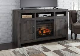 Mayflyn Charcoal Large Tv Stand W