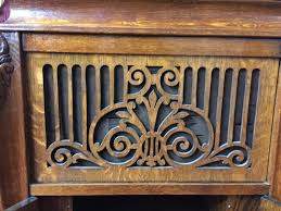 antique oak victrola cabinet