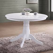 Shop wayfair for all the best french country kitchen & dining tables. Shabby Chic White Wooden Round Dining Table French Country Pedestal Style 4 Seater Small Kitchen Room Vintage Dinner Breakfast Stunning Furniture Made From Solid Wood Farmhouse Art Deco Home Design Buy Online