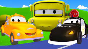 xe cảnh sát Matt 2 - Chiếc xe tải kéo | Phim hoạt hình chủ đề xe hơi và xe  tải xây dựng - YouTube