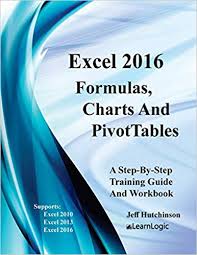 Amazon Com Excel 2016 Formulas Charts And Pivottable