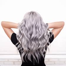 grey hair color with your skin tone