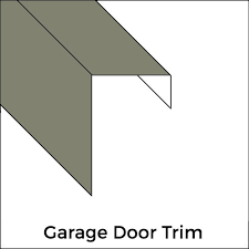 standard aluminum garage door trim