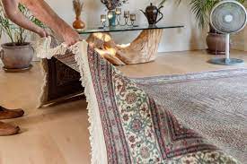 how to clean large rubber backed rugs