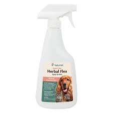 naturvet herbal flea spray for dogs cats 16 fl oz bottle