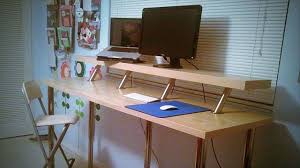 Get the best deals on adjustable height desks. Build A Diy Wide Adjustable Height Ikea Standing Desk On The Cheap Ikea Standing Desk Diy Standing Desk Home