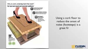 acoustic insulation cork underlay