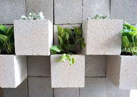 A Diy Cinder Block Succulent Wall With