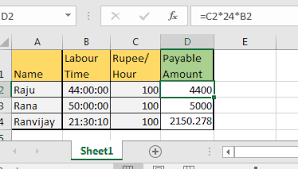 values and numbers in excel