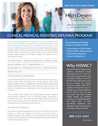 Clinical Medical Assisting High Desert Medical College