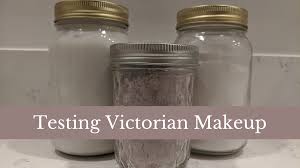testing victorian makeup recipes