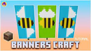 how to craft banners bees minecraft