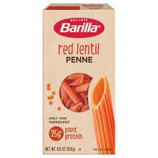 red lentil penne pasta
