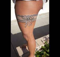 Tatouage porte-jarretelles, jarretière - TattooMe - Le Meilleur du Tatouage
