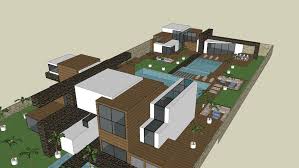 Amazing virtual 3d visit to this new modern villas design. Modern House Villa Design Contemporaine 2 3d Warehouse