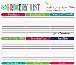 Free Printable Grocery List Paper Download Them Or Print