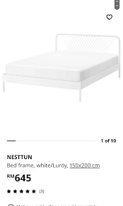 Preloved Full Set Ikea Queen Bed