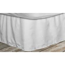 white striped queen bed skirt frbwh