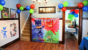 Pj Masks Party Supplies Diy Birthday