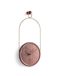 Walnut Wood Clock Nomon Wall Clocks