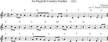 An English Country Garden 2x On Folk