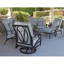 After 100's of customers and editors reviews of best cast aluminum patio furniture, we have finalised these best 10 products: Mallin Volare Traditional Cast Aluminum Outdoor Furniture Set Ml Volare Set1