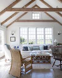 exposed beams add architectural detail