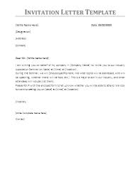 letter of invitation for business visa