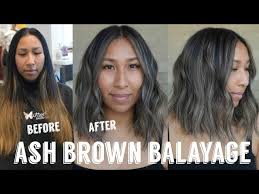 ash brown bage on dark hair ep 137