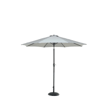 Lifestylegarden 7 7 Ft Solid Grey Patio Umbrella Push On Base Included Access101