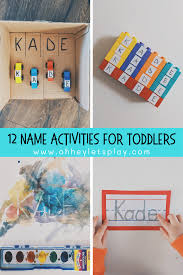 name activities for toddlers oh hey