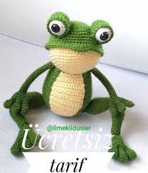 amigurumi cute frog free crochet