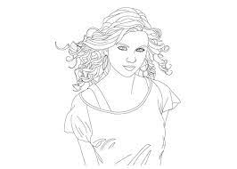 Print this taylor swift coloring page out or color in online with our new coloring machine. Taylor Swift 123849 Celebrities Printable Coloring Pages