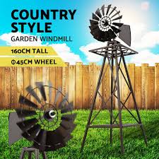 Gardeon Garden Windmill 160cm Metal